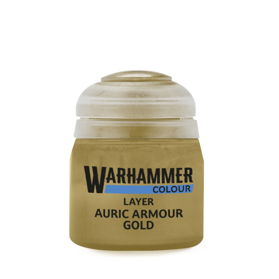 Warhammer Citadel Paints , Layer : AURIC ARMOUR GOLD  (12ml)
